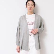 【洗える】ミドル丈シアーカーディガン（S～L）