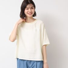 【洗える・4サイズ展開】ロゴ入りブラウス（XS～L）