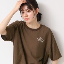 【洗える・4サイズ展開】ロゴ入りブラウス（XS～L）