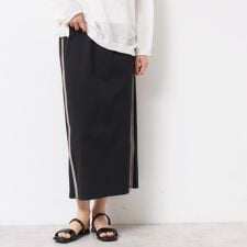 【撥水・洗える】サイドジップ付きIラインスカート