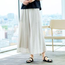【ウエストゴム・洗える】リラクシーパンツ