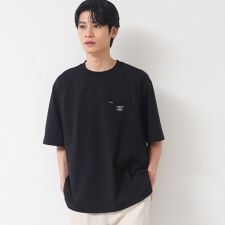 【吸水速乾UV洗える】ドットメッシュTシャツ