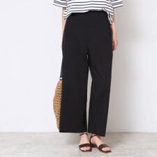 【洗える】ストレッチセミワイドパンツ