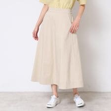 【洗える】Aラインストレッチスカート