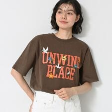 ロゴ刺繍Tシャツ