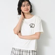 【接触冷感・洗える】チュール刺繍Tシャツ