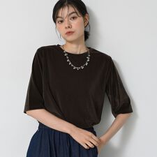 【洗える】シアーベロアトップス