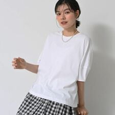 デッサン(Dessin)の【二の腕カバー／UVカット】ランタンスリーブカットソー