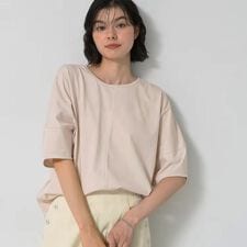 デッサン(Dessin)の【二の腕カバー／UVカット】ランタンスリーブカットソー