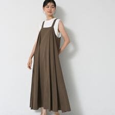 【洗える】ナイロンジャンパースカート