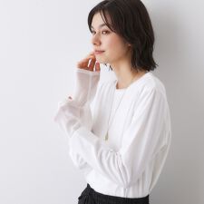 【洗える】ドッキングチュールロンT