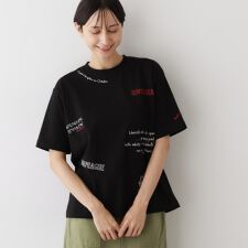 【ユニセックスリンクコーデ】刺繍Tシャツ