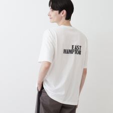 【洗える】オーガニックコットンロゴ入り半袖Tシャツ