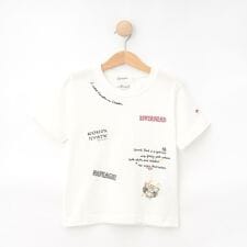 【リンクコーデ洗える】刺繍Tシャツ