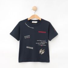【リンクコーデ洗える】刺繍Tシャツ