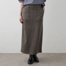 デッサン(Dessin)の【セットアップ可・洗える】マシュマロスウェードスカート