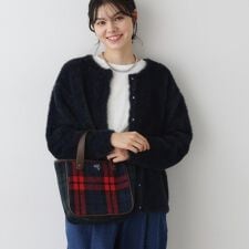 【2WAY・軽量】チェックトート
