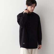 【撥水・洗える】プラドットボタンシャツ