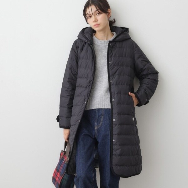 新品★Dessin デッサン★撥水 2WAY ミュラーダウンコート★ブラウン★L 撥水・2WAY】ミュラーダウンコートロング丈 | デッサン(Dessin