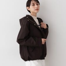 【洗える】裾ドローコード付きマウンテンパーカ