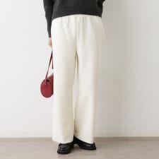 【セットアップ可洗える】ドライタッチジョーゼットリラクシーパンツ