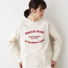 【ユニセックス洗える】ネップ裏毛スウェットトレーナー