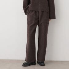 【セットアップ可洗える】メルトンリラクシーパンツ