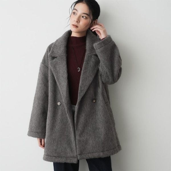 マシュマロボア素材切替Pコート | ザ ショップ ティーケー(THE SHOP