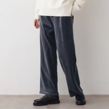 【洗えるウエストゴム】裏起毛コーデュロイイージーパンツ