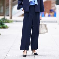 【入卒セレモニーセットアップ可能】ダブルクロスワイドパンツ