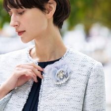 【入卒セレモニー】パール調コサージュ