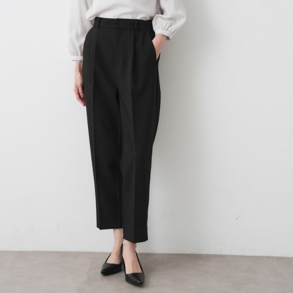 【入卒セレモニーセットアップ可能】ダブルクロステーパードパンツ