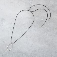 オーバルモチーフコードネックレス