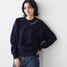 【ユニセックス洗える】ロゴ刺繍入りコットンジャカード