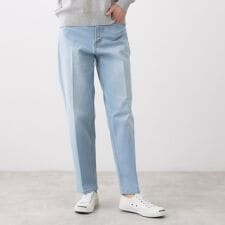 【ユニセックス洗える】テーパードシルエット12OZデニム