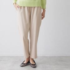 【帯電防止洗える】ストレッチツイルテーパードパンツ