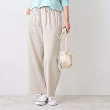 【セットアップ可洗える】ストレッチセミワイドパンツ