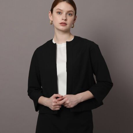 セットアップ可 ブラックフォーマルノーカラージャケット ドレステリア Dressterior ファッション通販 マルイウェブチャネル