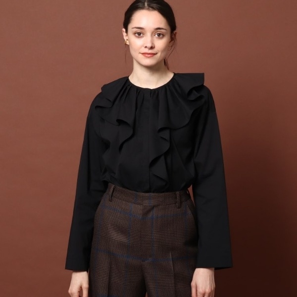 期間限定価格商品 ラッフルカラーブラウス | ドレステリア(DRESSTERIOR) | マルイ シャツ/ブラウス(長袖/七分)