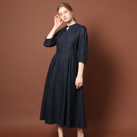ルネデリー☆デニムドレスワンピ 新品 きよかっ