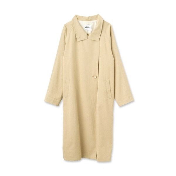 専門店では 新品 ドレステリア 53900円 シャギーチェックノーカラーコート ジャケット・アウター