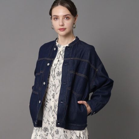 スタンドカラーデニムジャケット | ドレステリア(DRESSTERIOR  