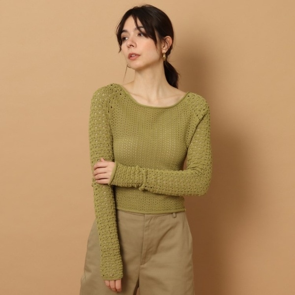 muller of yoshiokubo(ミュラーオブヨシオクボ) MOSS KNIT TOP