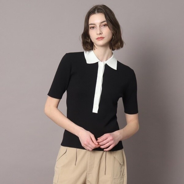 今 話題 の 人気 商品 バイカラーリブプルオーバー ドレステリア(DRESSTERIOR | トップス