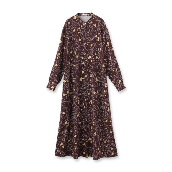 美品 DRESSTERIOR ウォッシャブルフラワープリントAラインワンピース DRESSTERIOR（ドレステリア）の「◇ウォッシャブルフラワー