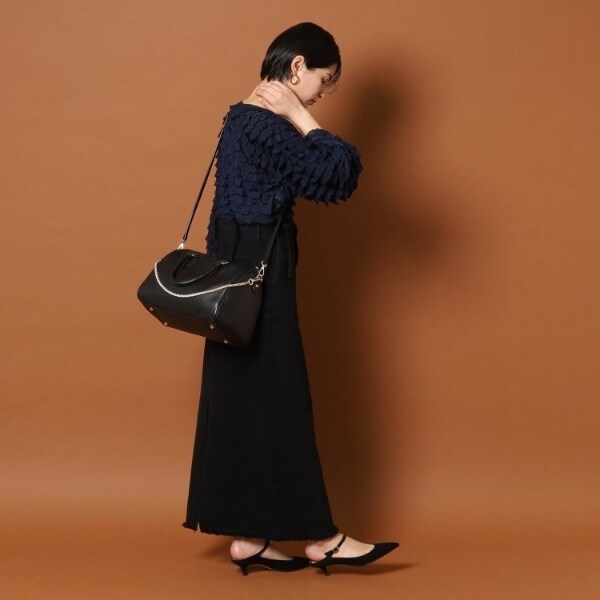 ドレステリア　AULENTTI(オウレンティ)【別注】チェーン付きボストンバッグ 楽天市場】AULENTTI(オウレンティ)【別注】チェーン付きボストン