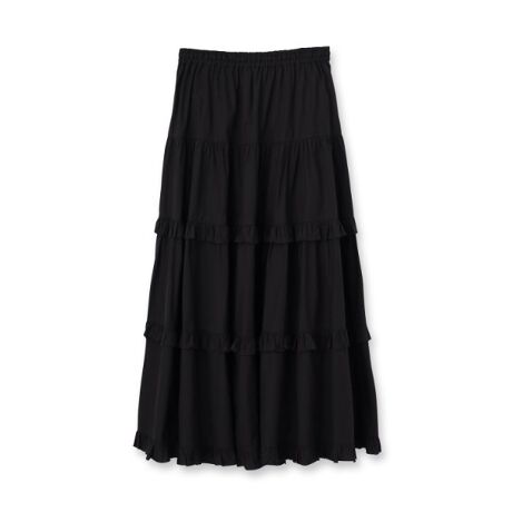 Sara mallika（サラ マリカ）コットンボリュームフリルスカート  