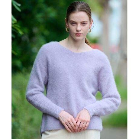 ◇カシミヤブレンドFOXニットプルオーバー | ドレステリア(DRESSTERIOR 