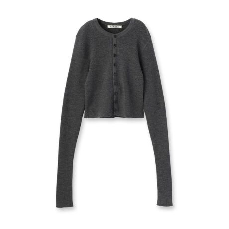 AURALEE（オーラリー）SUPER FINE WOOL HIGH GAUGE RIB KNIT SHORT 