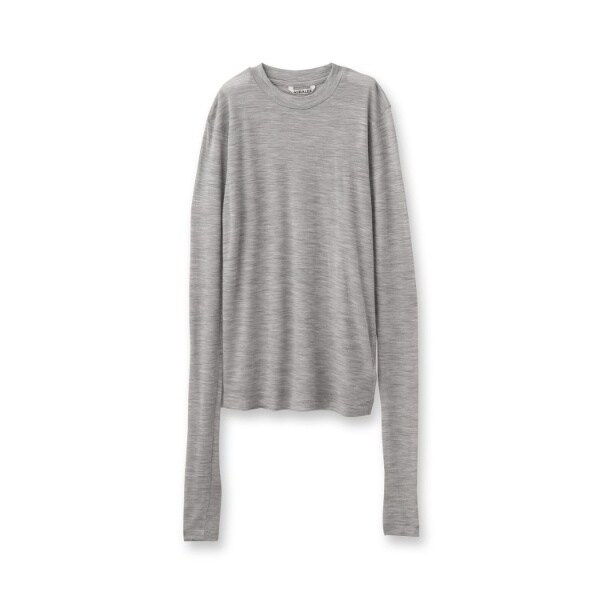 auralee スーパーソフト ウール シアー ジャージー　ロングスリーブT AURALEE（オーラリー）SUPER SOFT WOOL SHEER JERSEY L／S TEE